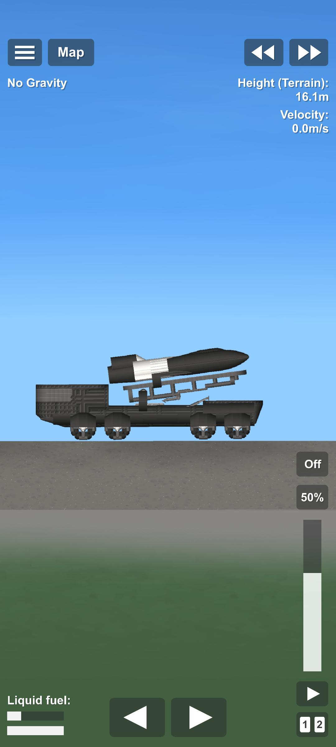 Rocket launcher replica — Spaceflight Simulator blueprint
