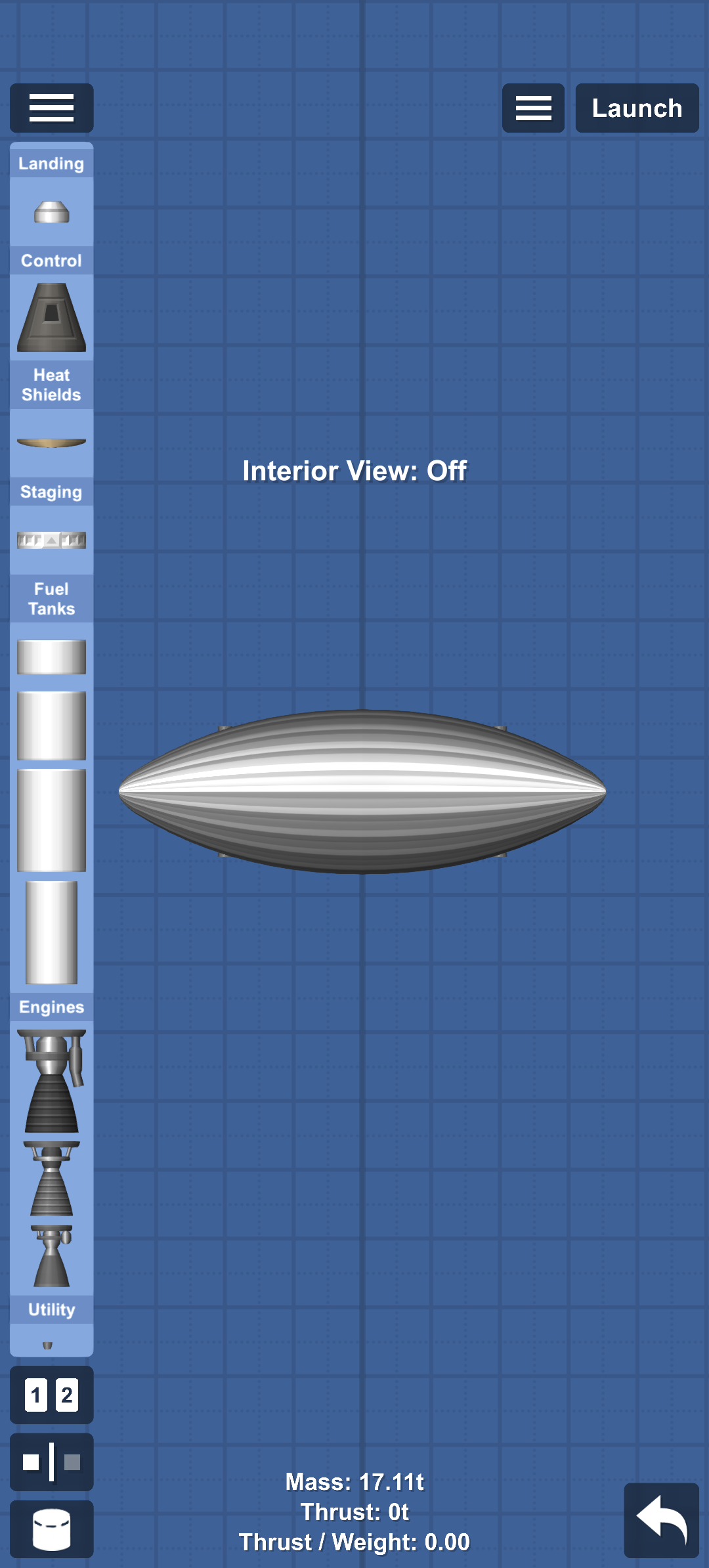 Mini ufo — Spaceflight Simulator blueprint
