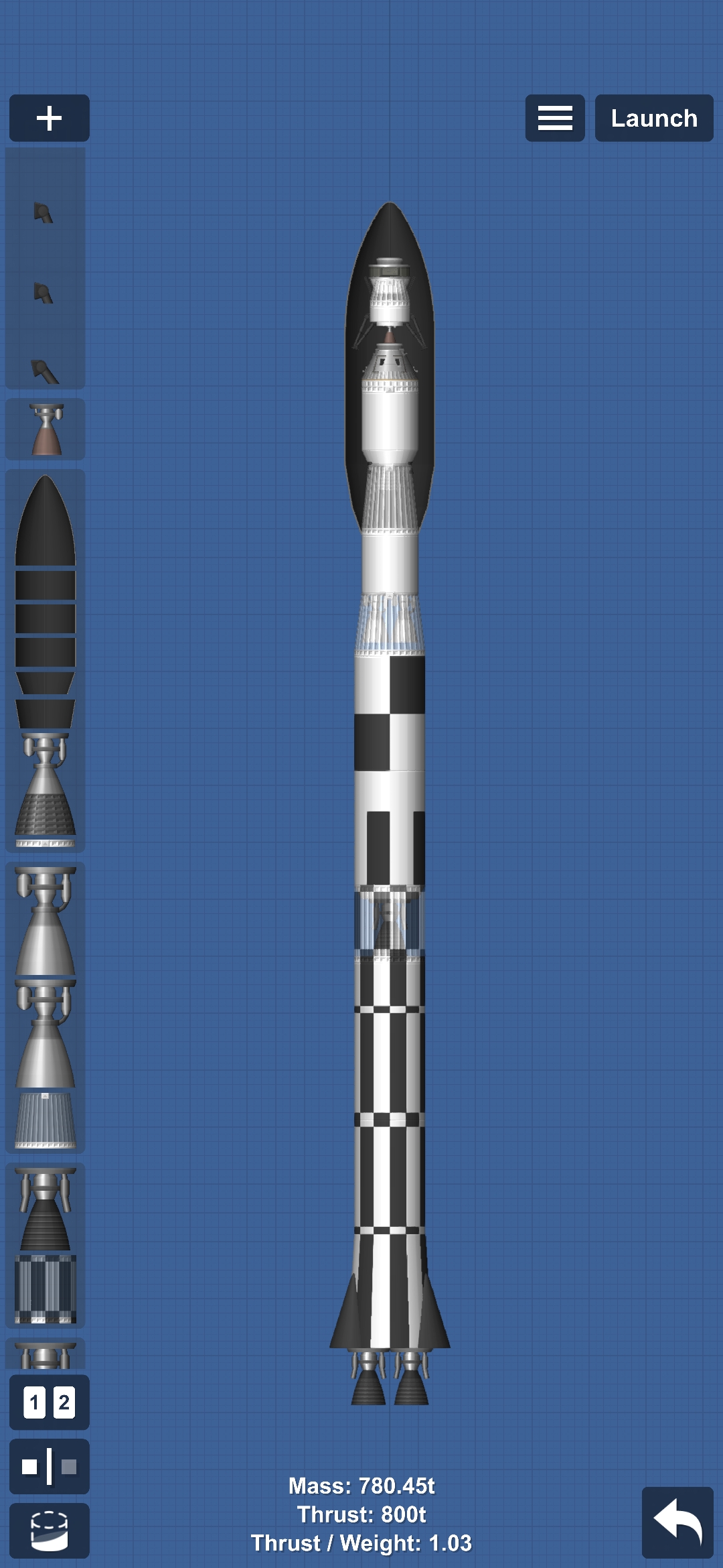 Acapella 808 — Spaceflight Simulator blueprint