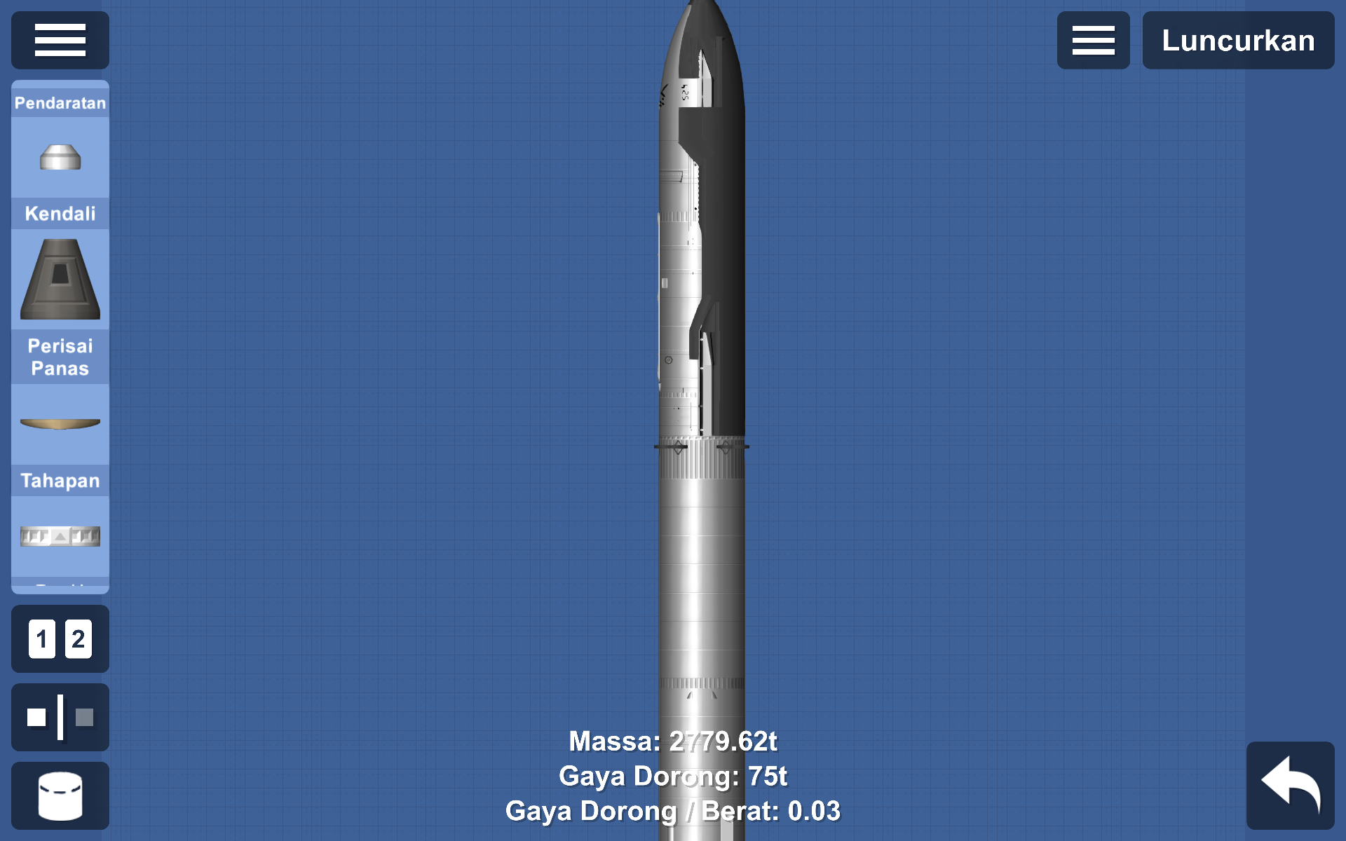 Ini adalah starsihp s39 — Spaceflight Simulator blueprint