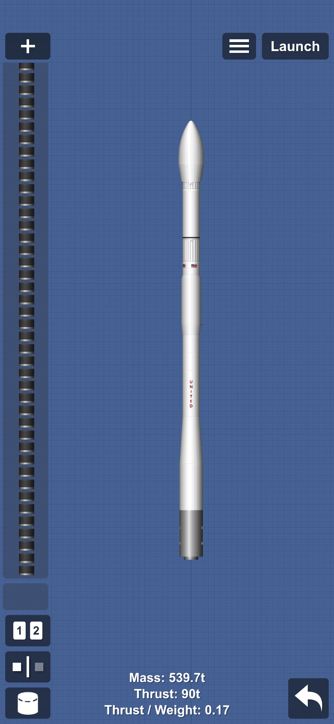 Orbitae-1 A satelite for the moon with a lander [USP] — Spaceflight Simulator blueprint