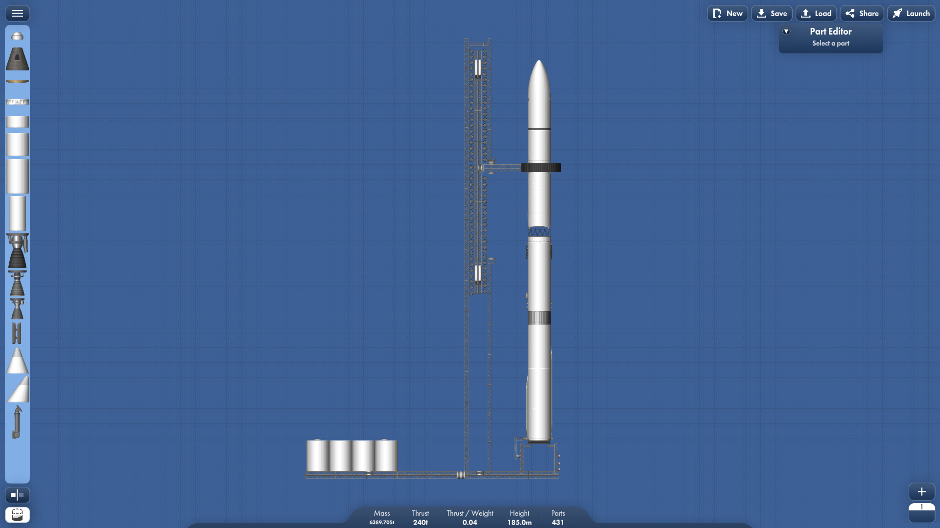 Starship Tanker.. — Spaceflight Simulator blueprint