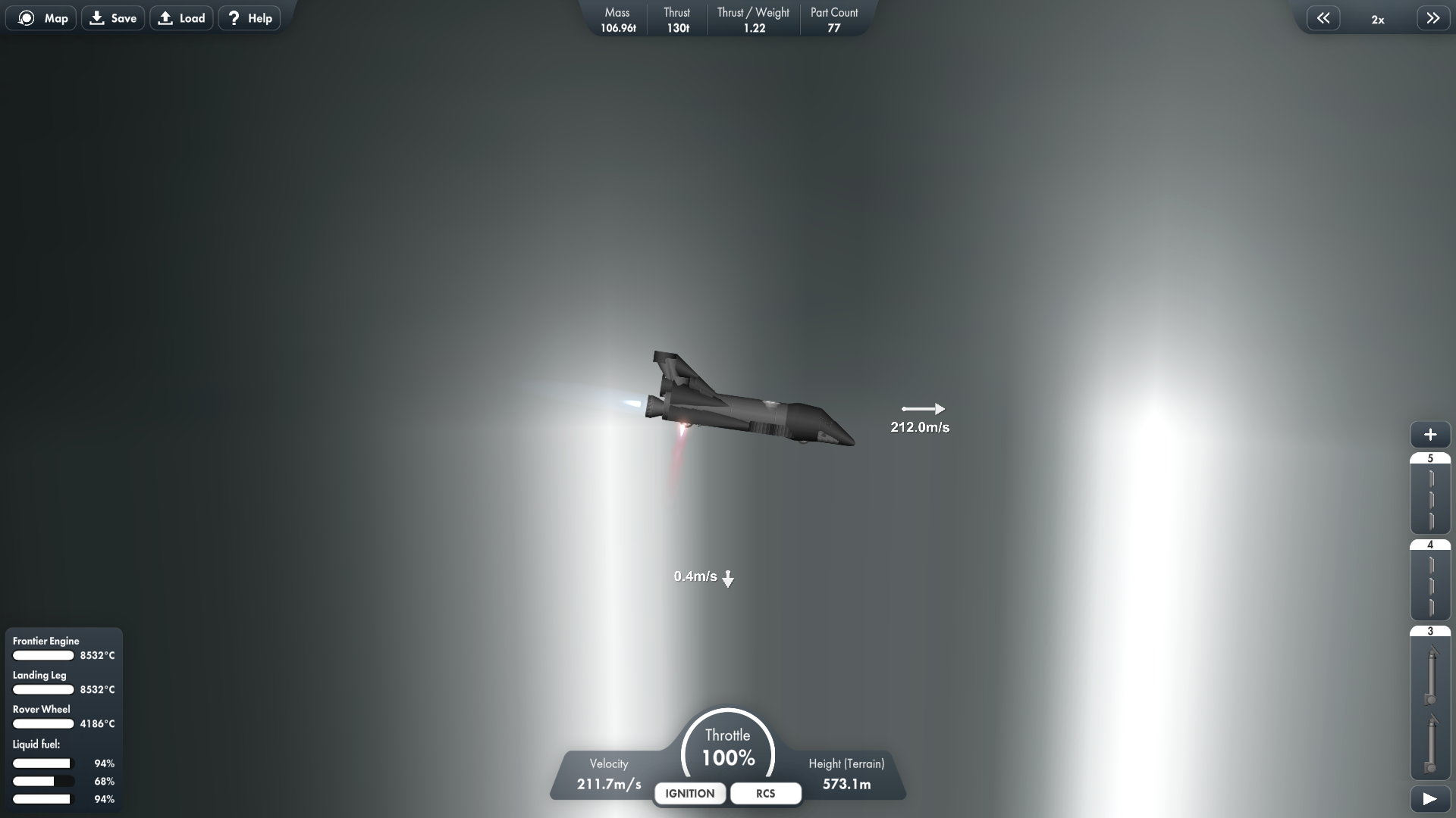 tuff jet plane — Spaceflight Simulator blueprint
