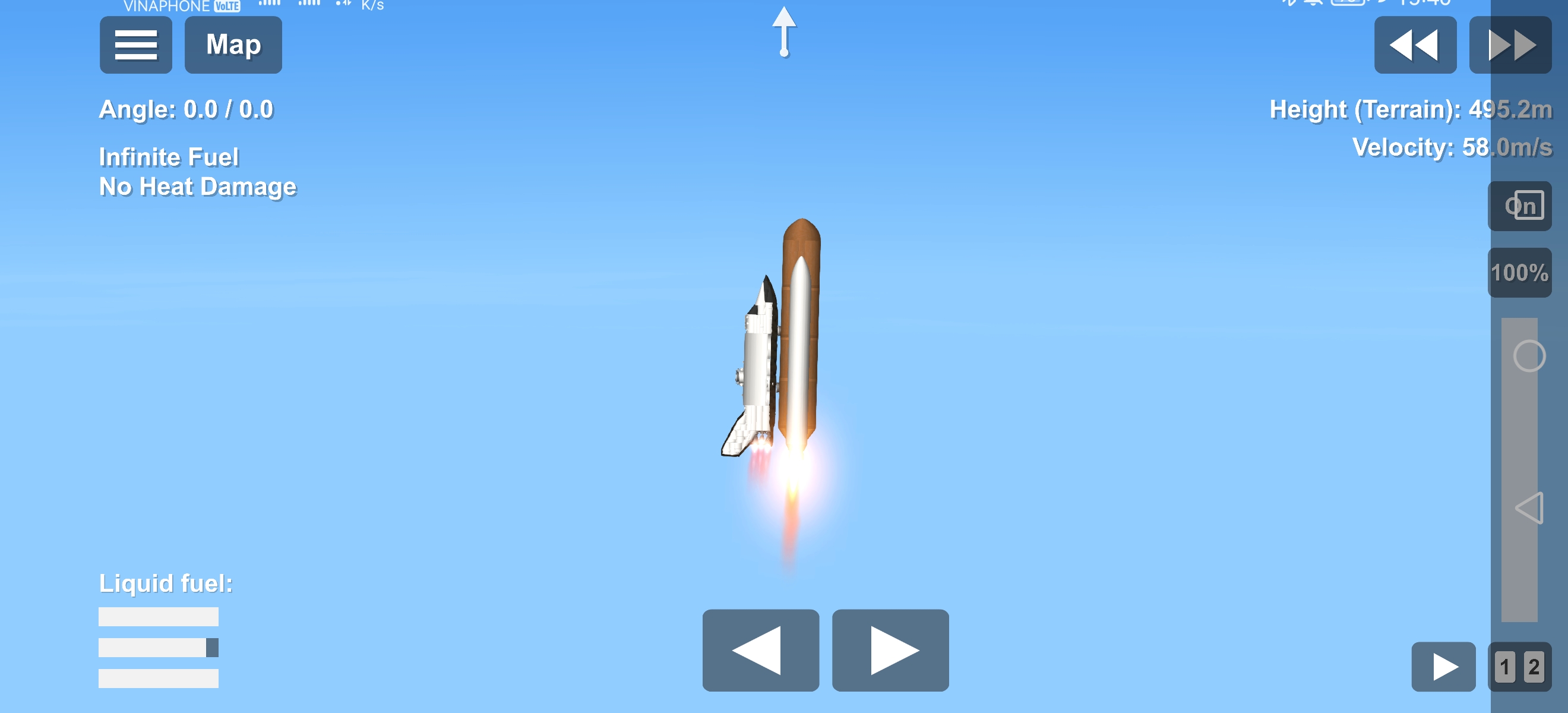 An orbital Space Shuttle — Spaceflight Simulator blueprint