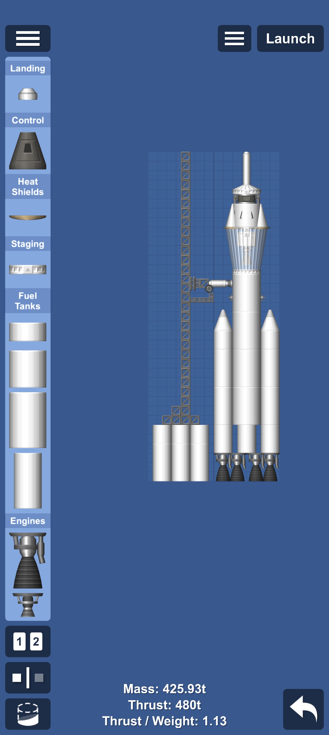 Artemis 2 no dlc+no mods — Spaceflight Simulator Blueprint