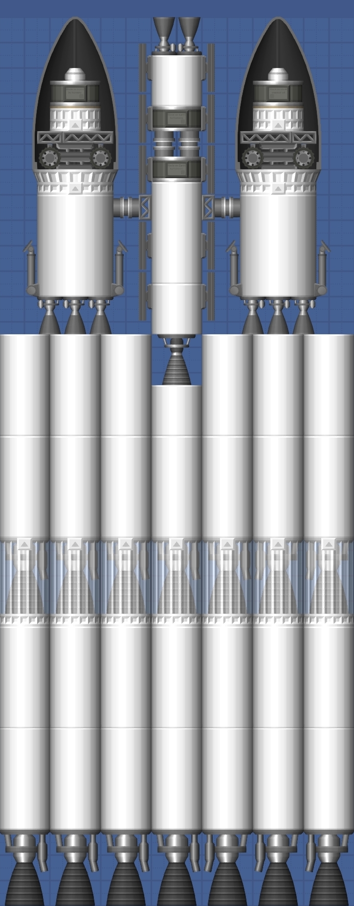 A small station equiped with 2 rovers — Spaceflight Simulator blueprint