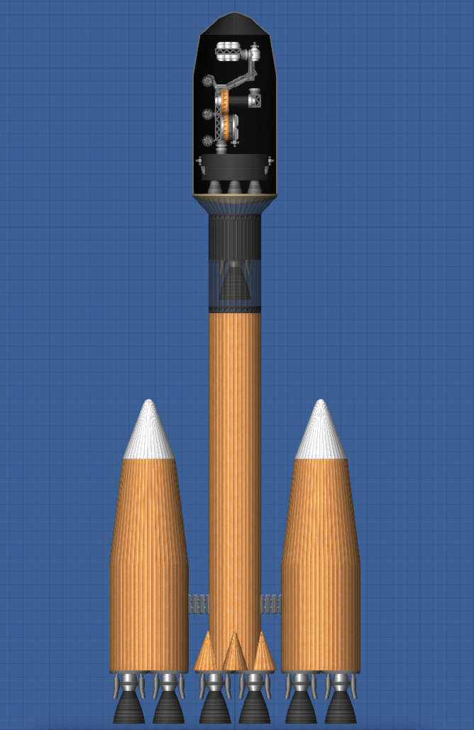 Rocket And Rover From Tutorial — Spaceflight Simulator blueprint